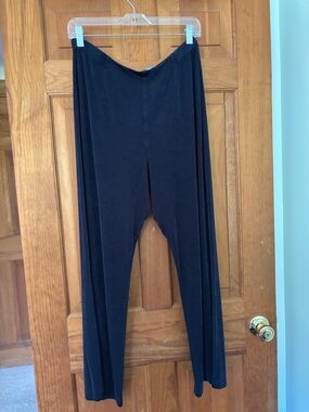 Chico’s Navy Travelers Pants Size 2 Wrinkle Free Travel Pull-On